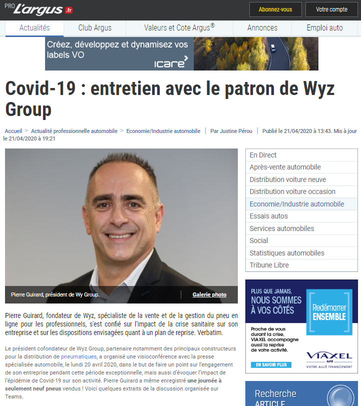 Entretien WYZ Pierre Guirard