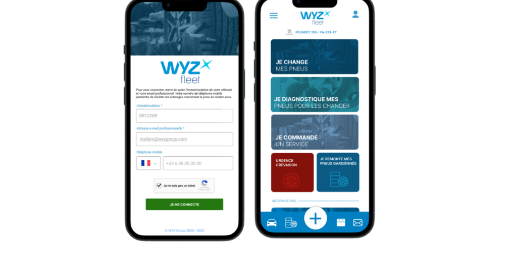 web app WYZ Fleet