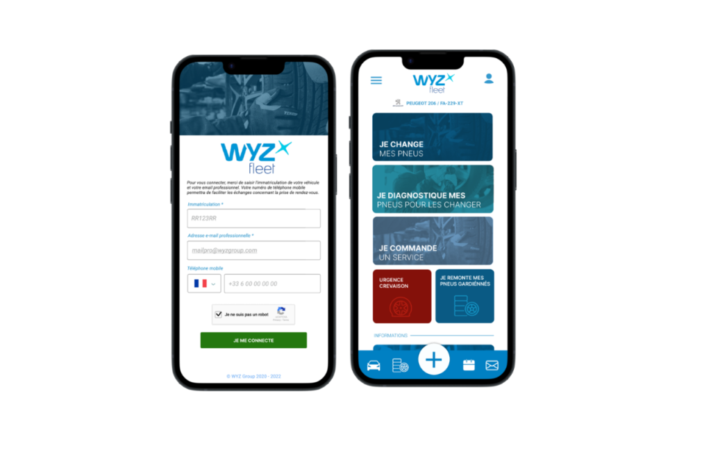 Web app WYZ Fleet